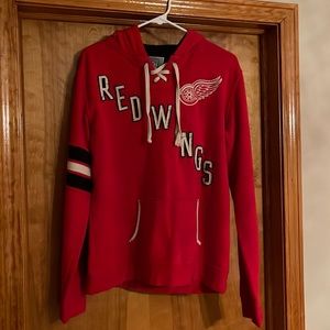 Vintage Look Red Wings Hoodie